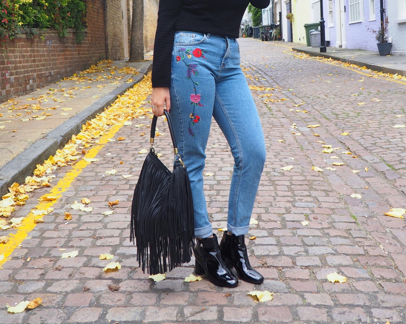 Matalan 2025 embroidered jeans